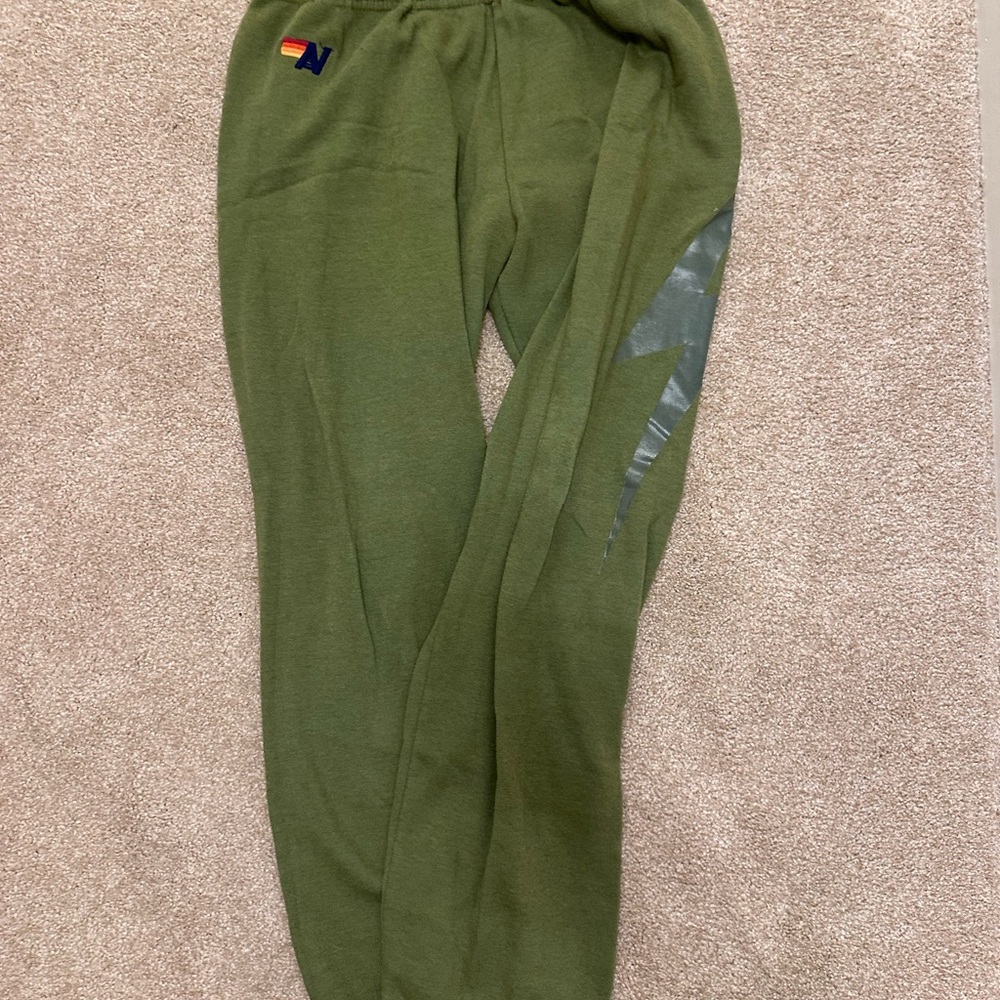 Aviator Nation Green Sweatpants M